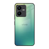 Dusty Green Vivo Y22 Glass Back Cover Online