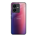 Multi Shaded Gradient Vivo Y22 Glass Back Cover Online