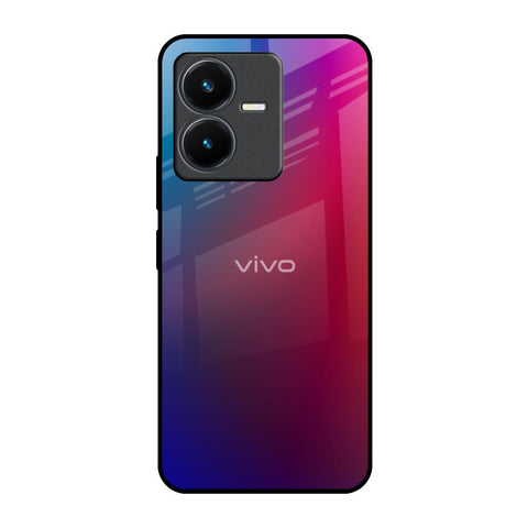 Magical Color Shade Vivo Y22 Glass Back Cover Online