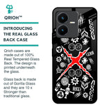 Red Zone Glass Case for Vivo Y22