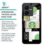 Coffee Latte Glass Case for Vivo Y22
