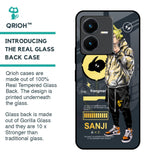 Cool Sanji Glass Case for Vivo Y22