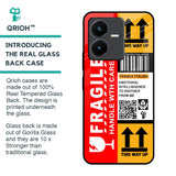 Handle With Care Glass Case for Vivo Y22