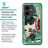Slytherin Glass Case for Vivo Y22