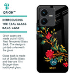 Dazzling Art Glass Case for Vivo Y22