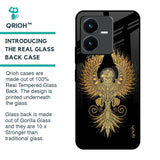 Mythical Phoenix Art Glass Case for Vivo Y22