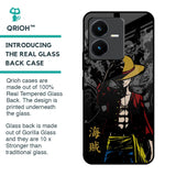 Dark Luffy Glass Case for Vivo Y22