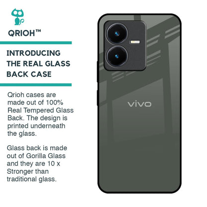 Charcoal Glass Case for Vivo Y22