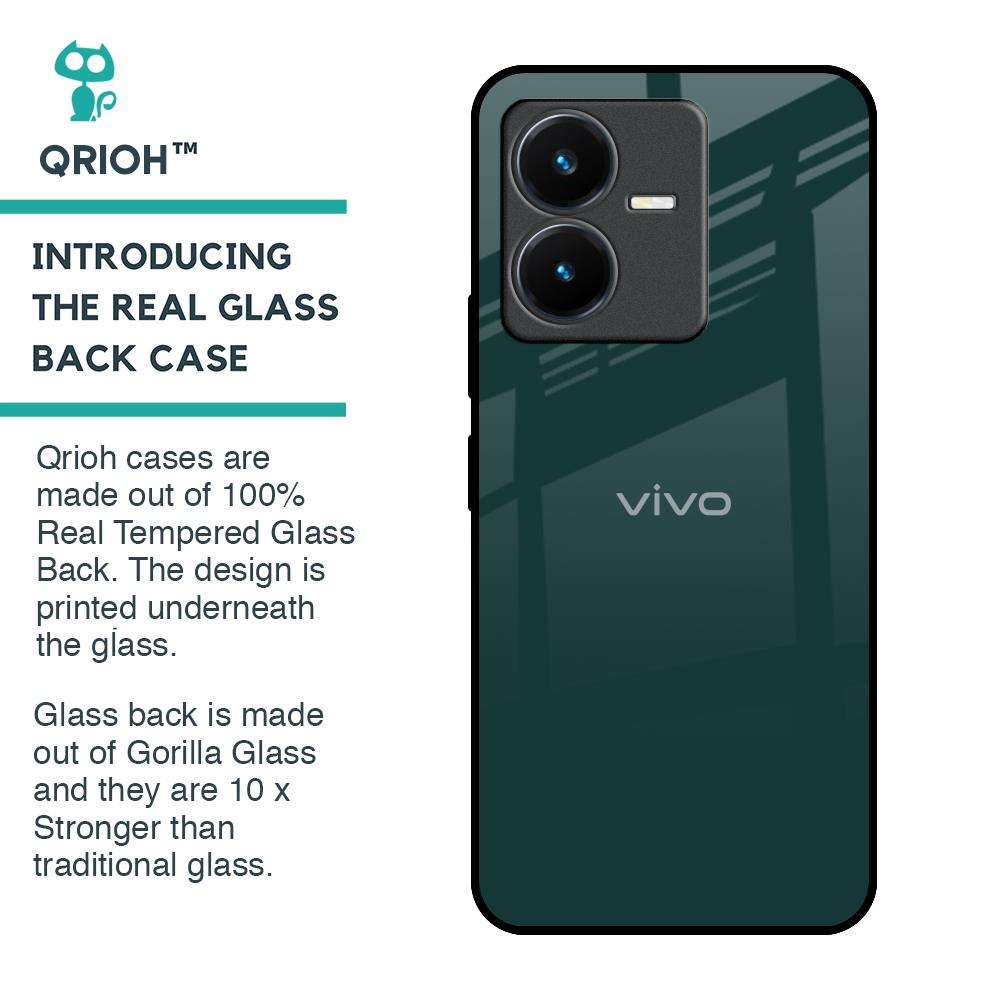Olive Glass Case for Vivo Y22