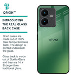 Green Grunge Texture Glass Case for Vivo Y22