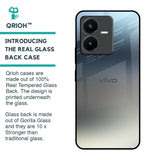 Tricolor Ombre Glass Case for Vivo Y22
