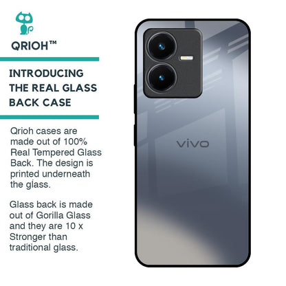 Space Grey Gradient Glass Case for Vivo Y22