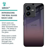 Grey Ombre Glass Case for Vivo Y22