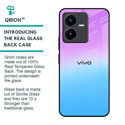 Unicorn Pattern Glass Case for Vivo Y22