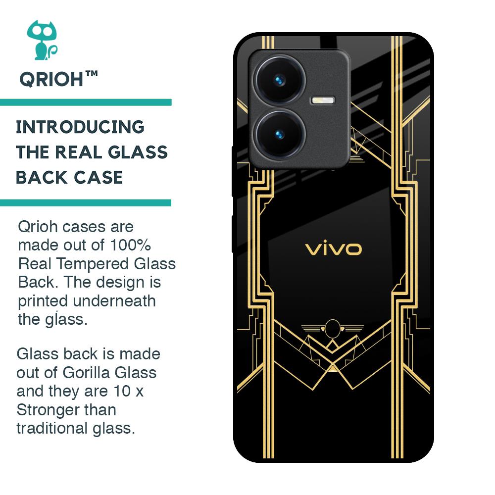 Sacred Logo Glass Case for Vivo Y22