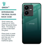 Palm Green Glass Case For Vivo Y22