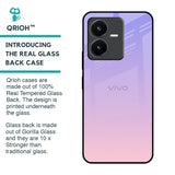Lavender Gradient Glass Case for Vivo Y22