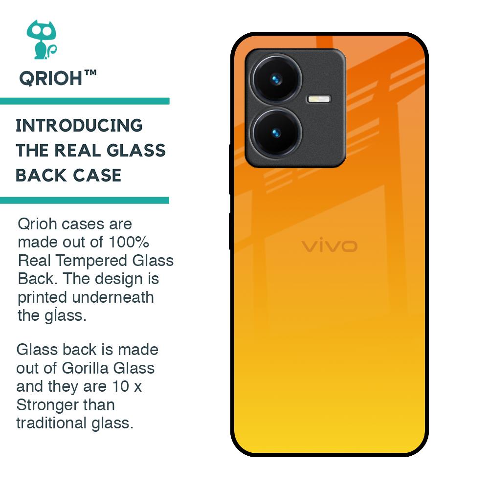 Sunset Glass Case for Vivo Y22