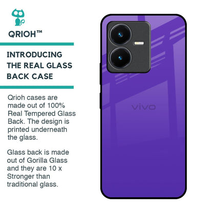 Amethyst Purple Glass Case for Vivo Y22