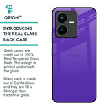 Amethyst Purple Glass Case for Vivo Y22