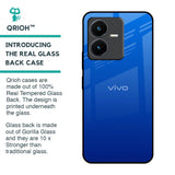 Egyptian Blue Glass Case for Vivo Y22
