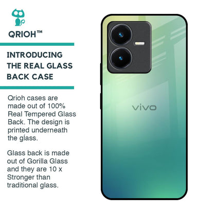 Dusty Green Glass Case for Vivo Y22
