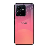 Sunset Orange Vivo Y22 Glass Cases & Covers Online