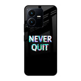 Never Quit Vivo Y22 Glass Cases & Covers Online