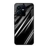 Black & Grey Gradient Vivo Y22 Glass Cases & Covers Online