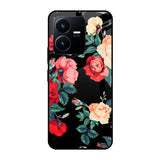 Floral Bunch Vivo Y22 Glass Cases & Covers Online