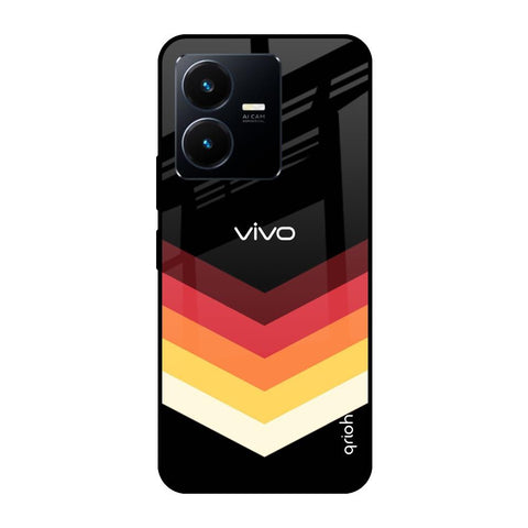 Abstract Arrow Pattern Vivo Y22 Glass Cases & Covers Online