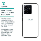 Arctic White Glass Case for Vivo Y22