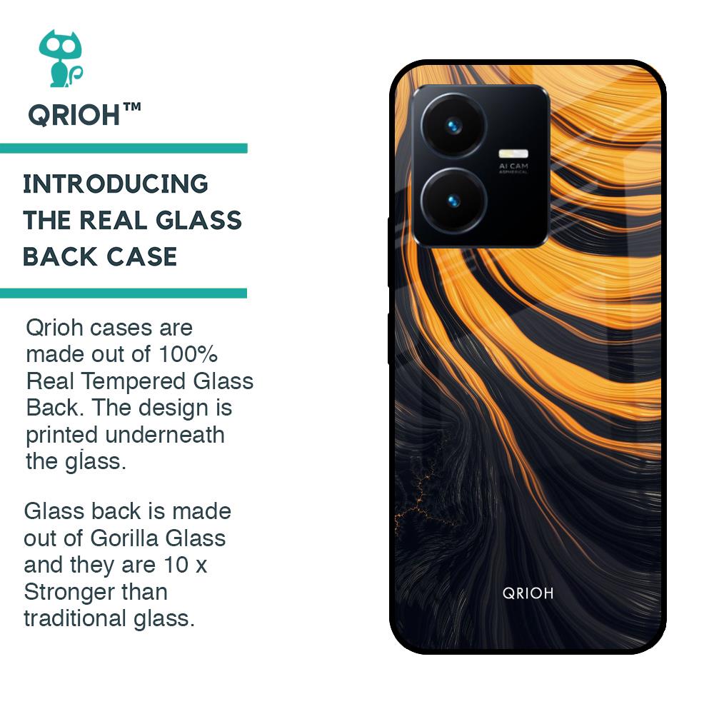 Sunshine Beam Glass Case for Vivo Y22