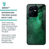 Emerald Firefly Glass Case For Vivo Y22