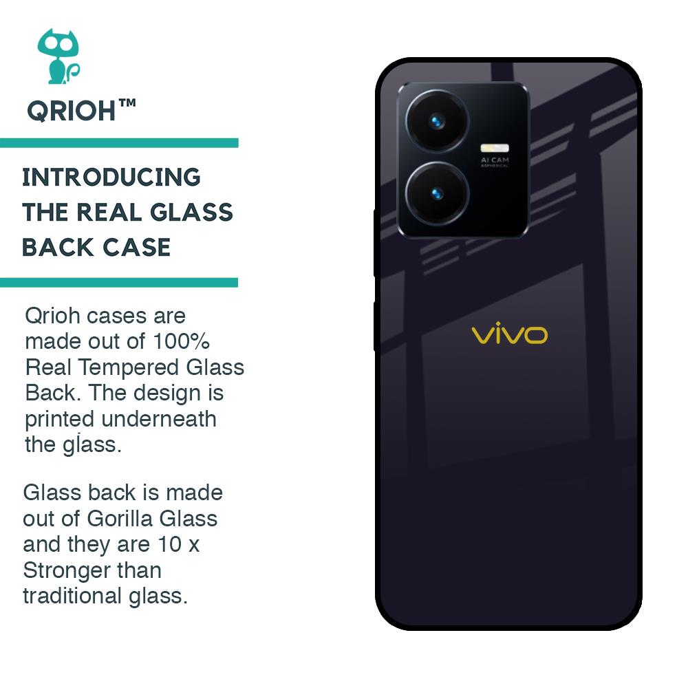 Deadlock Black Glass Case For Vivo Y22