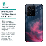 Moon Night Glass Case For Vivo Y22