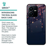 Falling Stars Glass Case For Vivo Y22