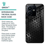 Dark Abstract Pattern Glass Case For Vivo Y22