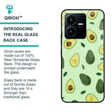 Avocado Green Glass Case For Vivo Y22