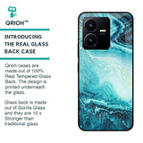 Sea Water Glass case for Vivo Y22