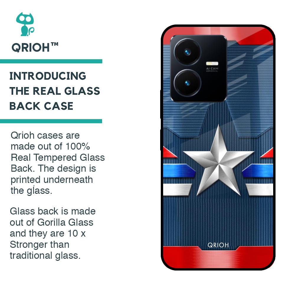 Brave Hero Glass Case for Vivo Y22
