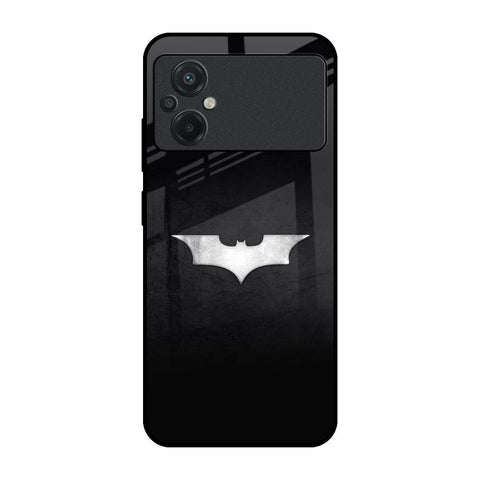 Super Hero Logo Poco M5 Glass Back Cover Online