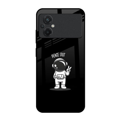 Peace Out Astro Poco M5 Glass Back Cover Online