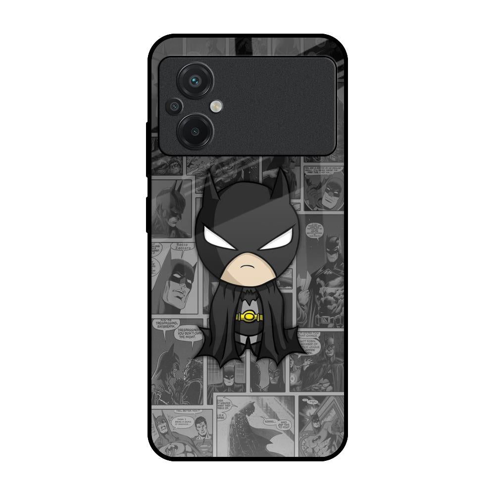 Cartoon Art Poco M5 Glass Back Cover Online