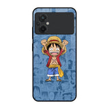 Chubby Anime Poco M5 Glass Back Cover Online