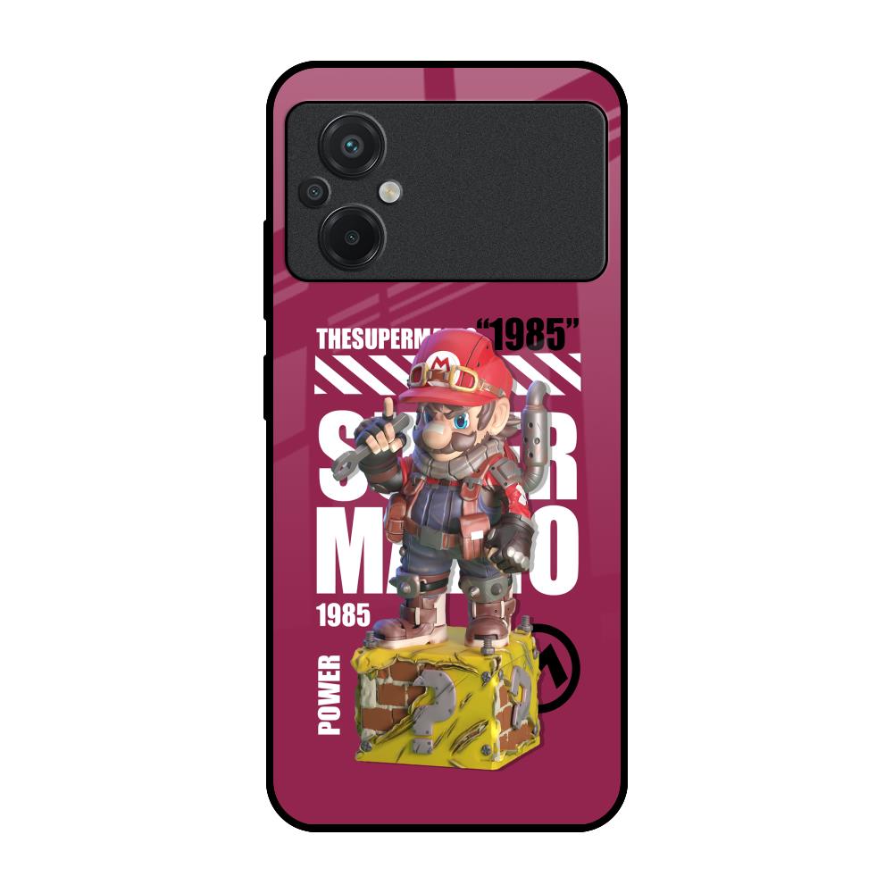 Gangster Hero Poco M5 Glass Back Cover Online