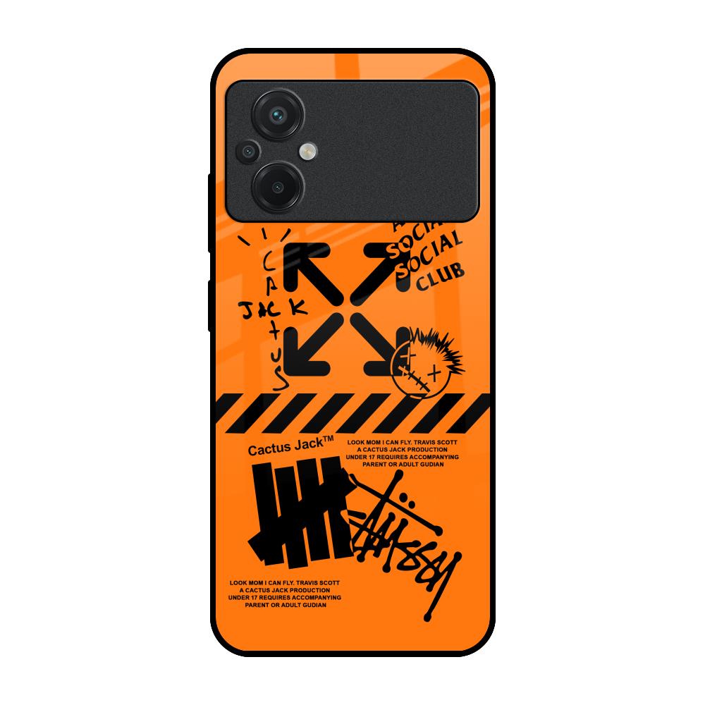 Anti Social Club Poco M5 Glass Back Cover Online