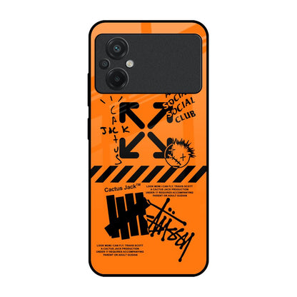 Anti Social Club Poco M5 Glass Back Cover Online