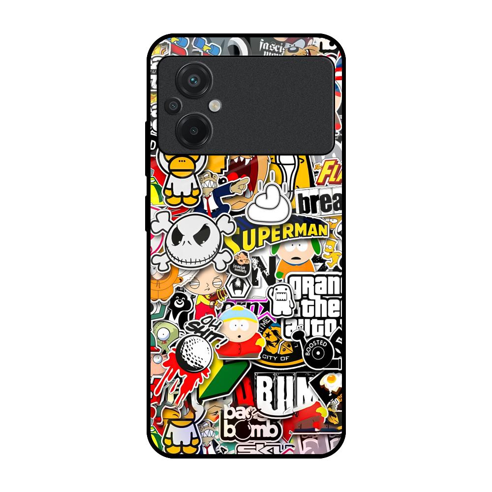 Boosted Poco M5 Glass Back Cover Online