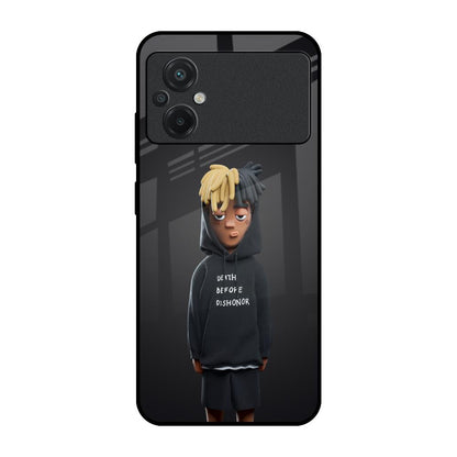 Dishonor Poco M5 Glass Back Cover Online